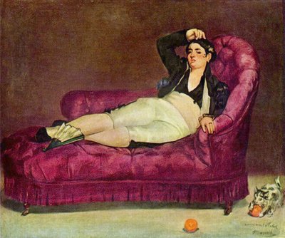 Young Woman Reclining in Spanish Costume by Édouard Manet